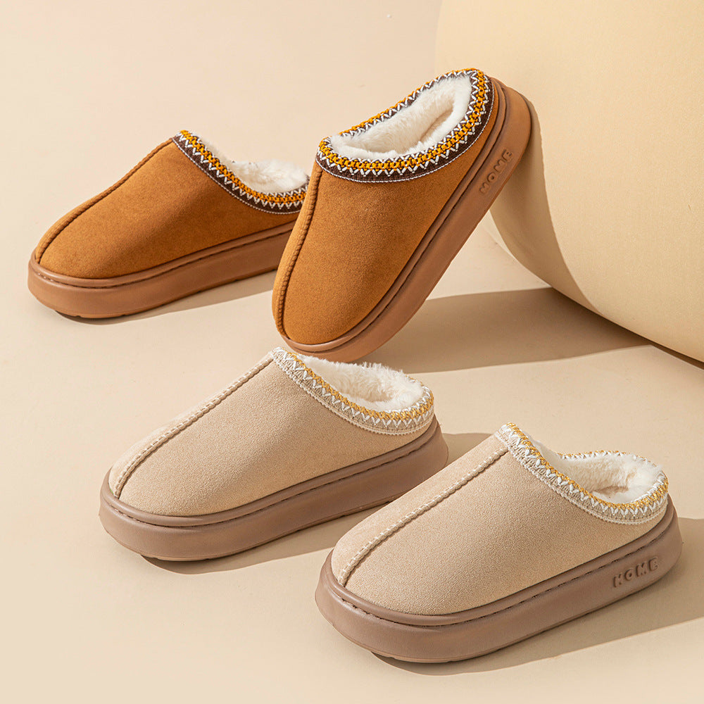 Cozy Deerskin Slippers for Women