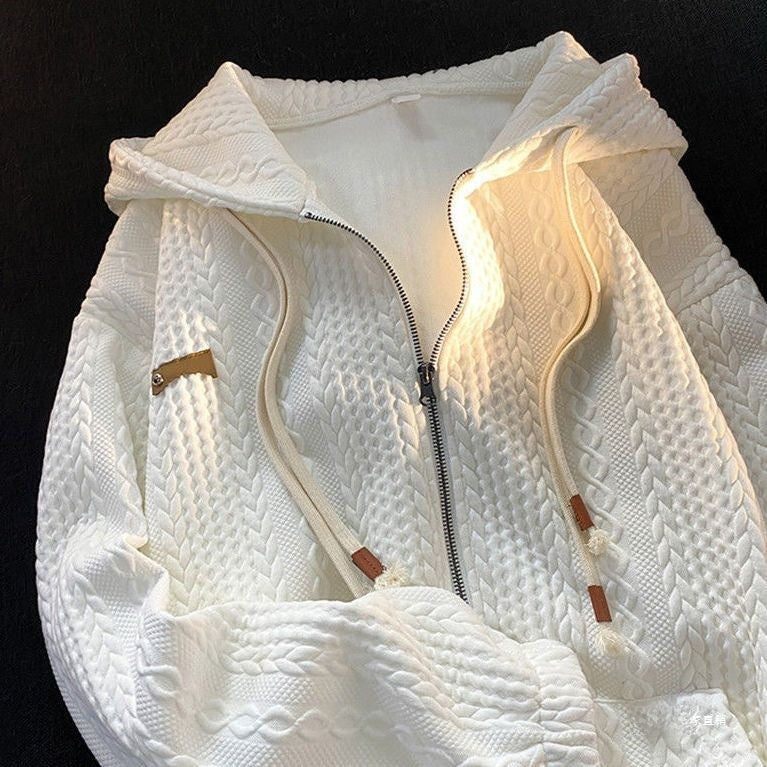 Women Zip Up Casual Sweater Hoodie