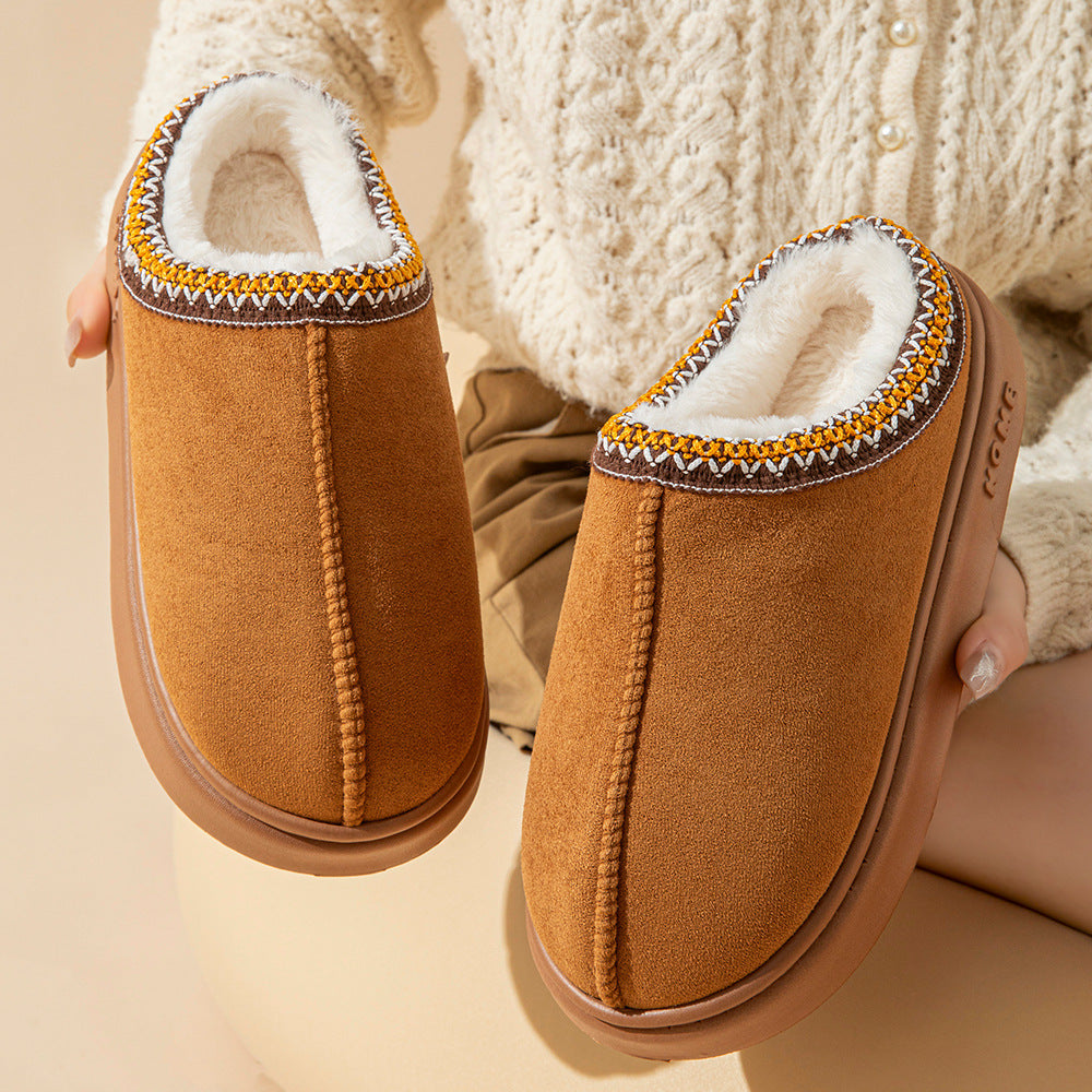 Cozy Deerskin Slippers for Women
